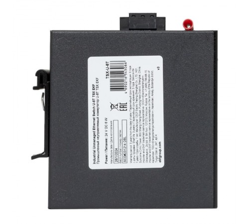 Промышленный неуправляемый коммутатор U-8T, 8 портов 10/100Base-T(X) RJ45, монтаж на динрейку TSX TSX-U-8TEKF