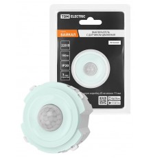 Выключатель с датчиком движения 16А 250В фисташковый, "Байкал"   SQ1819-0146  TDM