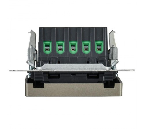 BRITE Кнопка звонка с инд. отел. 10А ВС10-1-9-БрШ шамп.  BR-V14-2-10-K37  IEK