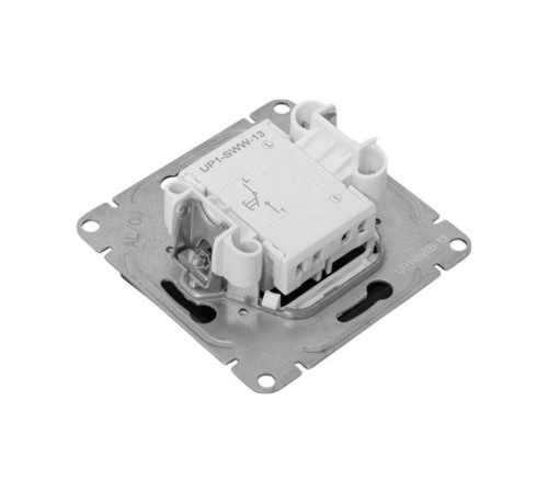 Механизм выключателя, одноклавишный, кнопочный, чёрный Эпика EKF  UP1-SWB-13  EKF