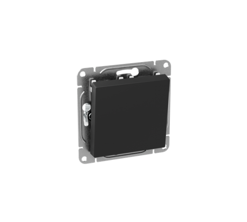 Механизм выключателя, одноклавишный, кнопочный, чёрный Эпика EKF  UP1-SWB-13  EKF