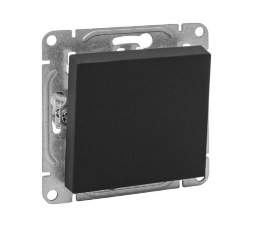 Механизм выключателя, одноклавишный, кнопочный, чёрный Эпика EKF  UP1-SWB-13  EKF