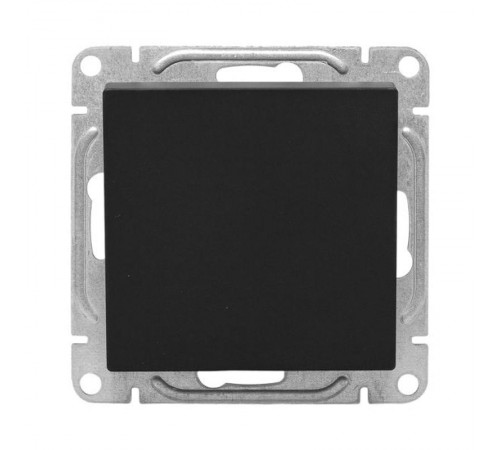 Механизм выключателя, одноклавишный, кнопочный, чёрный Эпика EKF  UP1-SWB-13  EKF