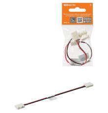 Коннектор для гибкого соединения двух светодиодных лент шириной 8 мм, (уп. 2 шт)  SQ0331-0400  TDM