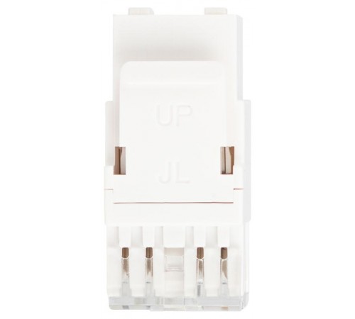 Коннектор RJ45 CAT6 UTP Keystone, цвет белый  ОФИС 18-8002-0  Б0063290  ЭРА