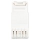 Коннектор RJ45 CAT6 UTP Keystone, цвет белый  ОФИС 18-8002-0  Б0063290  ЭРА