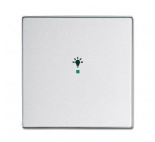 SRL-1-83 Клавиша одинарная free@home, освещение, future, серебристый алюминий  6220-0-0141   2CKA006220A0141  ABB