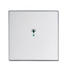 SRL-1-83 Клавиша одинарная free@home, освещение, future, серебристый алюминий  6220-0-0141   2CKA006220A0141  ABB