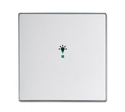 SRL-1-83 Клавиша одинарная free@home, освещение, future, серебристый алюминий  6220-0-0141   2CKA006220A0141  ABB