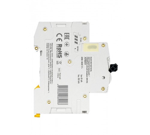 Выключатель автоматический однополюсный M06N 1P C 63А 6кА ARMAT  AR-M06N-1-C063  IEK