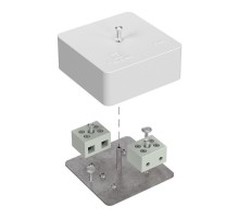 Коробка огнестойкая для кабель-канала 40-0450-FR10.0-4 Е15-Е120 75х75х30 IP42  4p, 10.0 мм.кв. 40-0450-FR10.0-4  Промрукав