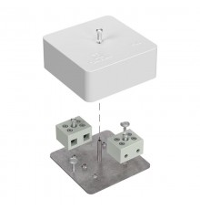 Коробка огнестойкая для кабель-канала 40-0450-FR10.0-4 Е15-Е120 75х75х30 IP42  4p, 10.0 мм.кв. 40-0450-FR10.0-4  Промрукав