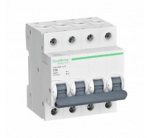 Выключатель автоматический четырёхполюсный 50А С 4.5kA City9  C9F34450  SE