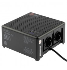 Стабилизатор напряжения   CНК-1000-УЦ компактный универсальный, 140-260В/220В, 1000ВА  Б0051110  ЭРА