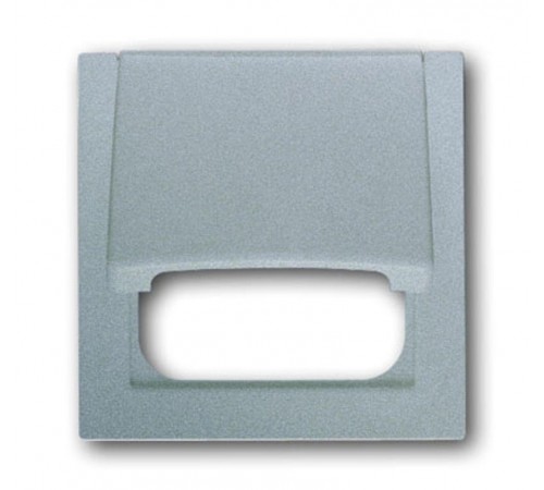 Плата центр. с откидной крышкой для 50x50 мм телекомм. вставок/механизмов,серия impuls,цвет серебр.-алюм.  1753-0-0044   2CKA001753A0044  ABB