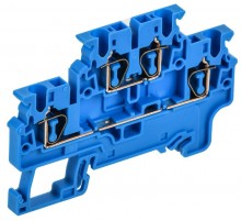 ARMAFIX Клемма пруж. 2 уровня CXDL2.5 BU  AF-CT40-00-2-K07-002  IEK