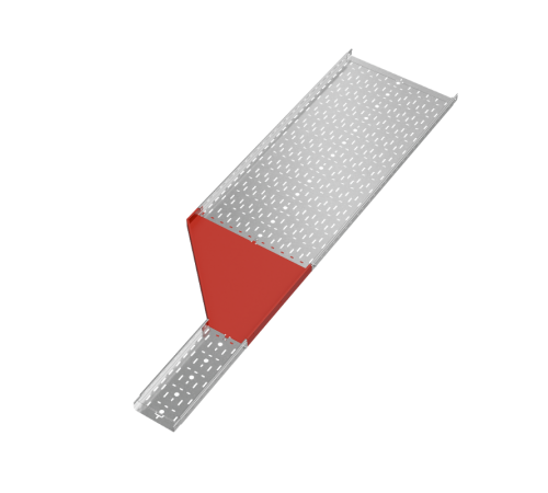 Переходник правый 50х200-600 мм "ПЛЮС" HD  PDplus50-200-600-R HD   КМ-профиль