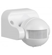 Датчик движения ДД 009 белый, макс. нагрузка 1100Вт, угол обзора 180град., дальность 12м, IP44,  LDD10-009-1100-001  IEK