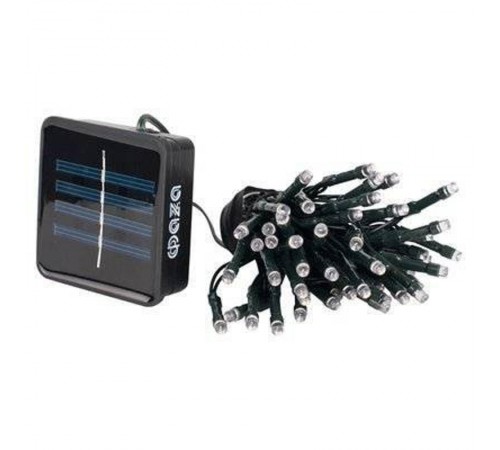 Светильник садовый на солнечной батарее SLR-G01- 50W гирлянда, хол. бел. 50 LED  .5027282  ФАZА