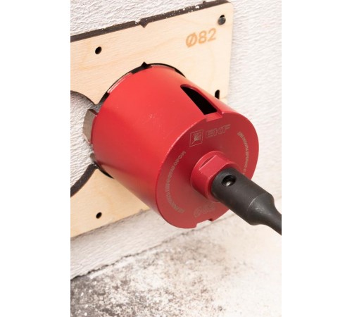 Коронка алмазная для дрелей с микроударом DCH-82MH Micro Hit Laser M16 Professional  dch-82-mh-m16  EKF