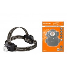 Фонарь налобный "Титан 3"  6 Вт 1 светодиод CREE 400 лм, 3хАА , IPX4,  SQ0350-0100  TDM