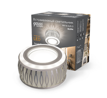 Светильник светодиодный Backlight BL094 Кругл. Белый/Белый, Gu5.3, 3W, 3000K  BL094  Gauss