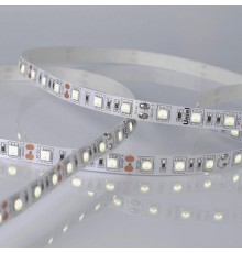Лента светодиодная холодный белый свет 6500K ULS-M25-5050-60LED/m-10mm-IP20-DC12V-14,4W/m-5M-6500K PROFI  UL-00004372  Uniel