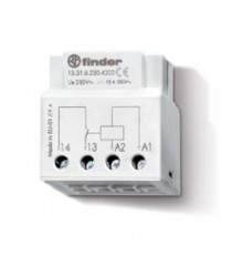 Промежуточное моностабильное реле; 1NO 12A; питание 12В АC; монтаж в коробке; степень защиты IP20  133180124300  Finder