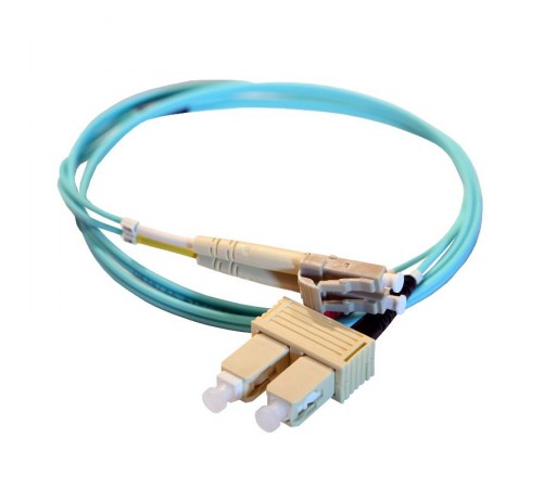 Оптоволоконный шнур OM 3 - многомодовый - 10 Giga - SC/LC - длина 3 м  032614  Legrand