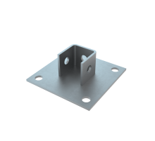 Основание одноканальное для страт-профиля 41*41  OSN41*41  КМ-профиль
