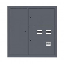 Щит этажный 3 кв. слаботочка слева RAL7024 (1000х950х150)  PROxima mb29-v-3z-ral7024 EKF