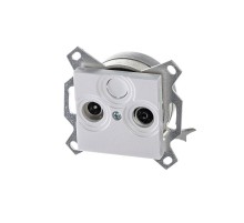 ABB Levit Жемчуг Розетка TV-R оконечная  5011H-A03503 68W  2CHH083503A6068  ABB