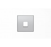 Накладка для телекоммуникационных розеток типа 8117... и/или 8118..., серия SKY, цвет серебристый алюминий2CLA851700A1301 ABB