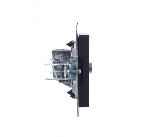 BRITE Розетка TV оконечная РТВ11-0-БрЧ черный  BR-A10-O-K02  IEK