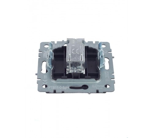 BRITE Розетка TV оконечная РТВ11-0-БрЧ черный  BR-A10-O-K02  IEK