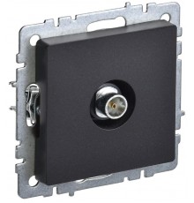 BRITE Розетка TV оконечная РТВ11-0-БрЧ черный  BR-A10-O-K02  IEK