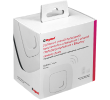 Выключатель Умный проводной Valena Allure с опцией светорег. 5-300Вт 230В бел. Netatmo  752584  Legrand