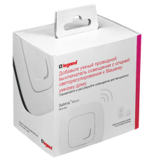 Выключатель Умный проводной Valena Allure с опцией светорег. 5-300Вт 230В бел. Netatmo  752584  Legrand