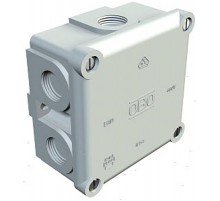 Коробка распределительная B10, 91x91x51 мм, с резьбой и клеммой (B 10 M 5)  2002140  OBO Bettermann