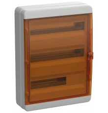 Корпус пластиковый навесной на 54 модулей КМПн-54 IP65 оранжевый прозрачная дверь TEKFOR  TF5-KP72-N-54-65-K03-K09 TEKFOR  IEK