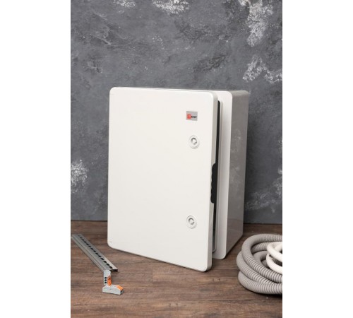 Бокс пластиковый с монтажной платой (ВхШхГ) 400х300х220мм IP65 PROxima  PB65MP004  EKF