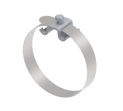 Обойма для круглого проводника на водосток L-160, нерж. AISI 304, 193151  МА-151-Н304   Ostec