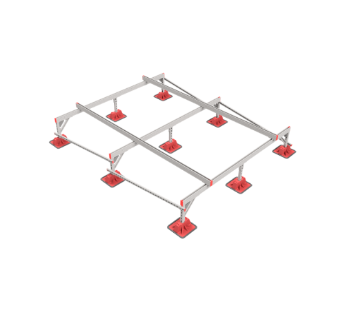 Опорная конструкция для установки оборудования TECHNORAPTOR LIGHTFOOT 2500х3000 тип 1  KM-TR-LTF-SSEI-2500-3000-1  КМ - профиль