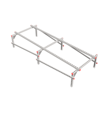 Опорная конструкция для установки оборудования TECHNORAPTOR 1000х2500  KM-TR-SSEI-1000-2500  КМ - профиль