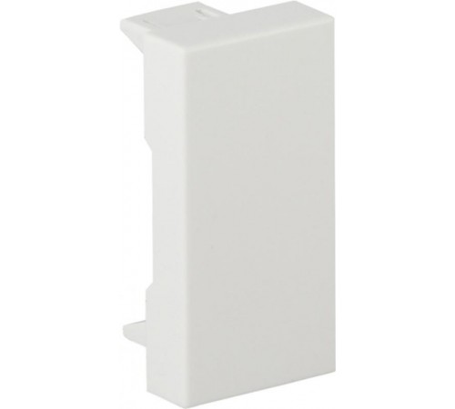 Заглушка модульная 45х22,5мм белая  АДЛ 13-906  Рувинил
