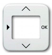 Плата центральная (накладка) для таймера 6455, 6456, серия Reflex SI, цвет альпийский белый  6430-0-0401   2CKA006430A0401  ABB