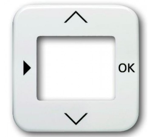 Плата центральная (накладка) для таймера 6455, 6456, серия Reflex SI, цвет альпийский белый  6430-0-0401   2CKA006430A0401  ABB