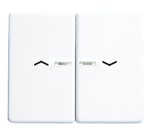 Клавиши для сдвоенной кнопки BCU; белые SL595KO5PWW Jung