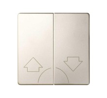 Simon 82 Клавиши (2 шт)  для двухклавишного кнопочного выключателя (2вх+2вых), S82, S82N, шампань  82029-34  Simon