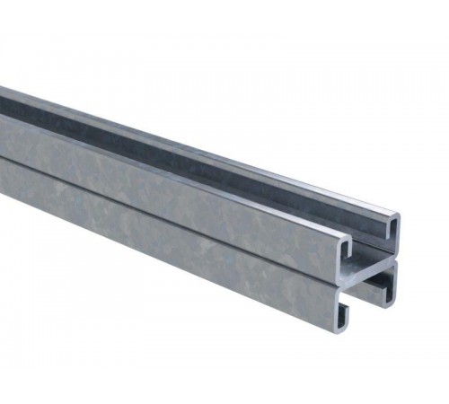 Двойной С-образный профиль 41х21, L1800, толщ.2,5 мм, INOX 304  IBPD2118C  DKC